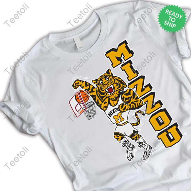 Dennis Gates Mizzou Missouri Dunking Tiger Shirt